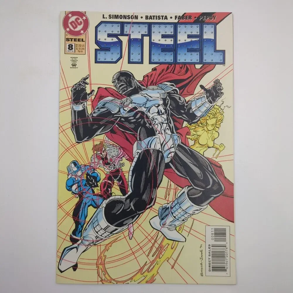 Steel Comic Book Lot of 5 Issues #5, 7-8, 10-11 DC Comics Modern Age